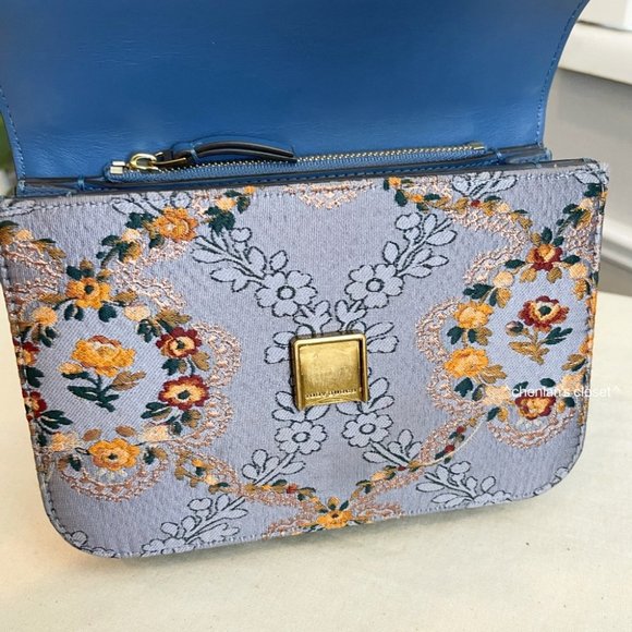 🔥Tory Burch Eleanor Small Jeweled Logo Shoulder Bag - Picture 5 of 17